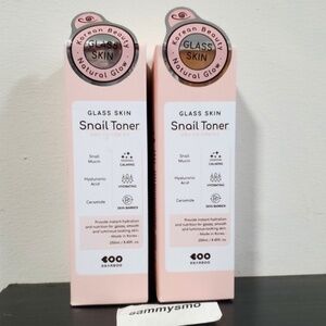 Dearboo Glass Skin Snail Toner Natural Glow, snail, ceramide, Korean Beauty x2